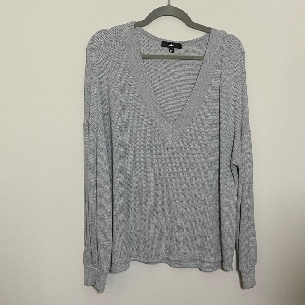 EUC 💙 LULUS Gray Sweater